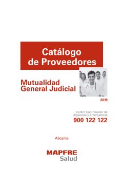 Cuadro médico Mapfre MUGEJU Alicante