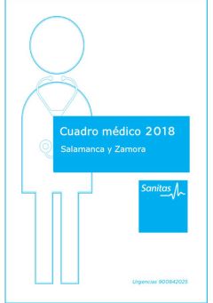 Cuadro médico Sanitas Salamanca